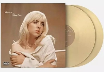 BILLIE EILISH -  HAPPIER THAN EVER  - LIMITED EXCLUSIVE 2x GOLDEN YELLOW VINYL