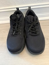 Kirkland Men's Comfort Walker Black, Stain, &amp; Slip Resistant Sneaker Shoes Sz 11