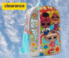 L.O.L. Surprise! Kids Bae Squad Print 17" Laptop Backpack LOL Dolls Book Tote