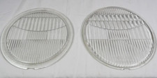Rare Antique Mckee Glass Twolite Pair-2 Auto Headlight Headlamp Clear Lens Nice
