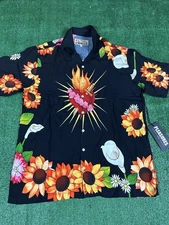 Pleasures Now Verona Beach Aloha Shirt Romeo And Juliet Leonardo DiCaprio L