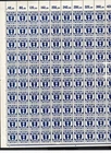 DANZIG FREE STATE: 1922,  Mi 123 COMPLET SHEET. FOLDED Scv € 80