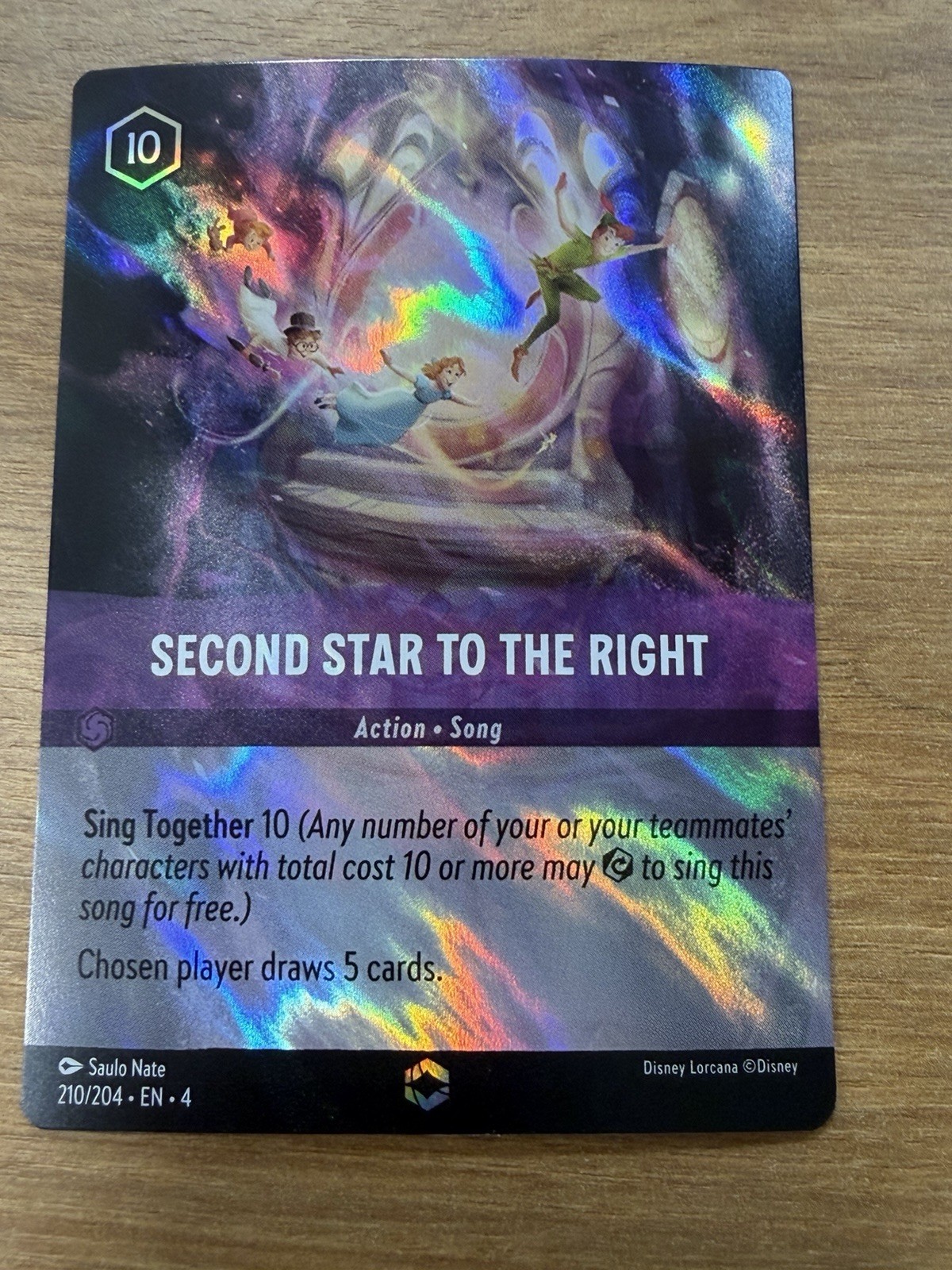 Lorcana - Second Star to The Right - 210/204 - Ursula's Return - Enchanted NM