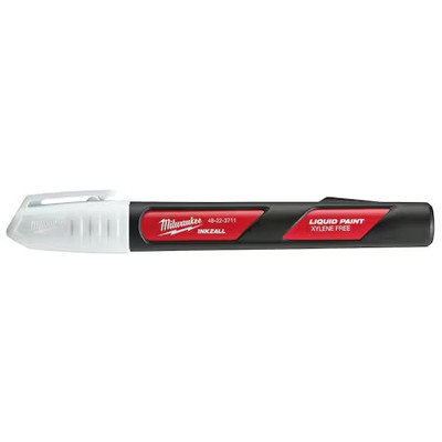Milwaukee Tool 48-22-3712 Liquid Paint Marker, White, Acrylic