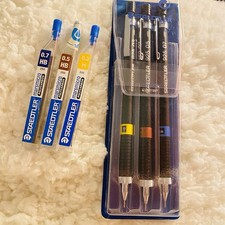 Lot x 3: Staedtler Mechanical Pencil Set 925 03 05 07 Includes Lead Refills