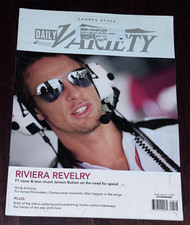 Daily Variety 2006 July 12 Cannes F1 Racer Jenson Button WallyPower Sea Ferrari