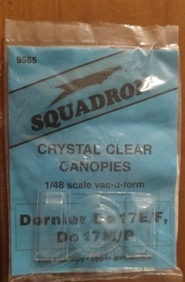 Dornier Do 17 E/F, Do 17 M/P, Crystal, Canopy, Squadron,Scale: 1/48, Kit: 9565