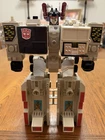 Vintage G1 Transformers Metroplex 1985 Hasbro Rubber wheels with Chrome Head