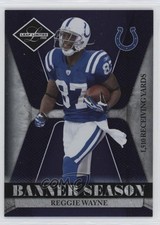 2008 Leaf Limited Banner Season 376/999 Reggie Wayne #BSM-8 0nr3