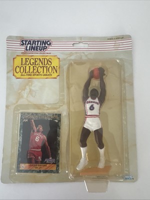 Starting Lineup NBA 1989 Legends Collection Julius Erving 'Dr. J' Figure & Card
