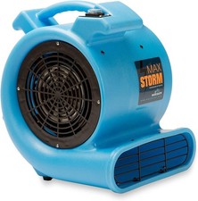 Max Storm 1/2 HP Durable Lightweight Air Mover Carpet Dryer Blower Floor Fan for