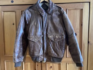 Eddie Bauer Leather Bomber Jacket | eBay