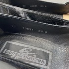 Giorgio Brutini Black Patent Leather Pointed Toe Tile Detail Loafers Size 8.5 D — photo 6