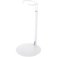 Plymor DSP-90W White Adjustable Doll Stand, fits 15-21 inch Dolls