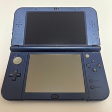 New Nintendo 3DS LL Metallic Blue Console Japanese Region Lock 