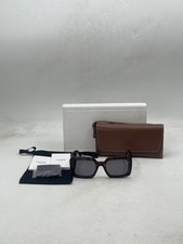 Celine Women's Triomphe Acetate Sunglasses Dark Havana/Grey CL40304U Pre-Owned