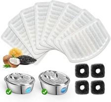 Cat Water Fountain Filters, ONLY for D36/D66 Cat Fountain With Water Level Wi