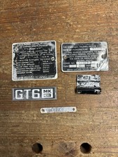 1971 Triumph Gt6 Trim Data Emblem Plates