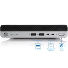 HP PRODESK 400 G5 Mini Desktop I5-9500T 2.2GHz 8GB RAM 256GB Windows 11 Pro WiFi