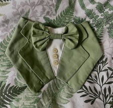 Handmade Wedding Or Occasion Dog Tuxedo Bandana
