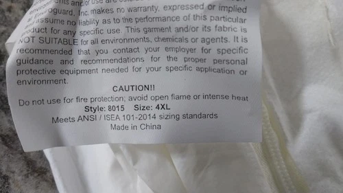 International Enviroguard 8015-4XL 25 Pk Size 4XL Hooded Disposable Coveralls image 4