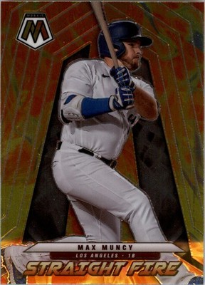 2022 Panini Mosaic Straight Fire #10 Max Muncy - BB