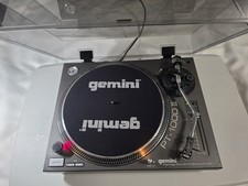 Gemini PT1000 II Dj Turntable - Steel Carbon Gray with Hard Shell