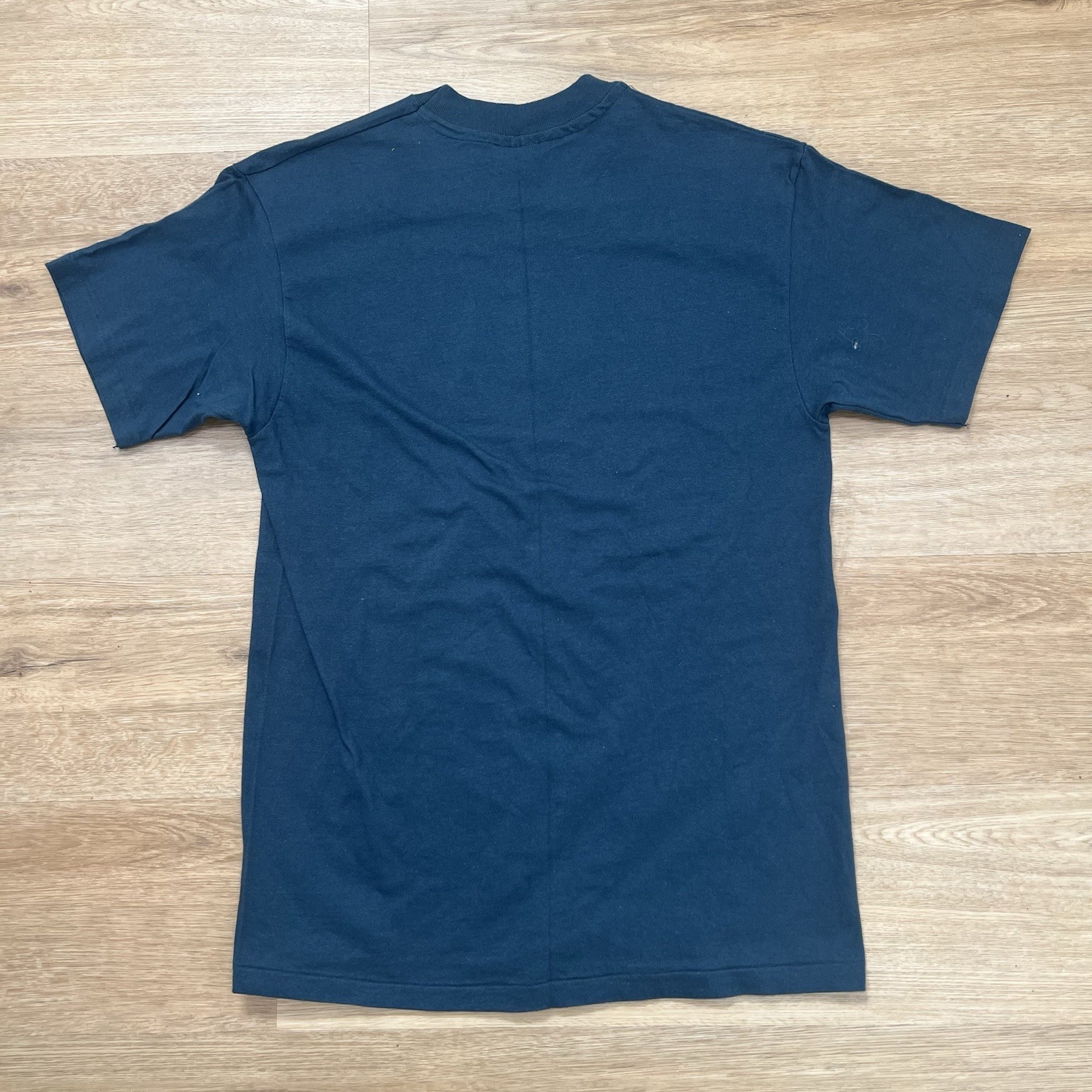 Blue Vintage Single Stitched Hiking T-shirt The Nature Company Reach Your Peak