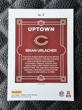 Carte Panini Classics 2021 Brian Urlacher & Lance Briggs #1/1 Signée - Bears, Notée SGC 8