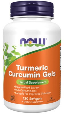NOW Supplements - Turmeric Curcumin 120 Gels by NOW