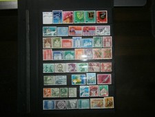 128 timbres -" SUISSE " (B)- tous differents- oblitérés - bonne côte-*