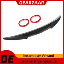 Sport Heckspoiler Lippe Schwarz Glanz für BMW 4er F36 Gran Coupe 2014-2020