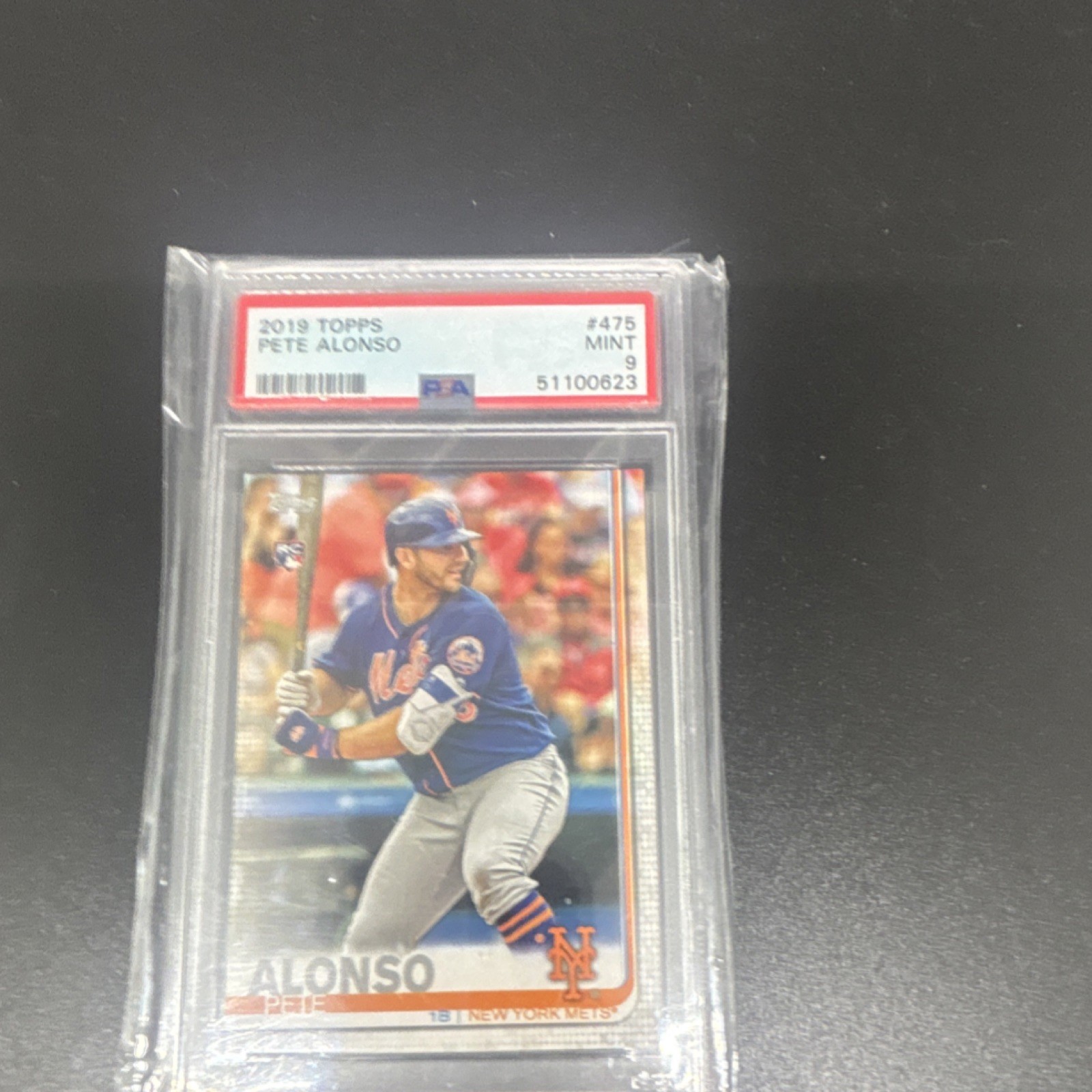 2019 Topps Base Set #475 Pete Alonso PSA 9 New York Mets Baseball