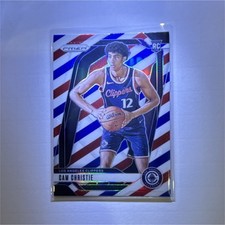 Panini Prizm Red White & Blue Rookie Cam Christie #242 Clippers 2024-25 NBA