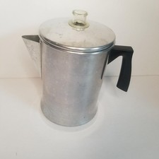 Vintage Aluminum Mirro Percolator Coffee Pot ...