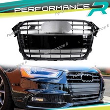 Schwarz Kühlergrill Front Grill für AUDI A4 S4 B8.5 8K S Line S4 Facelift 11-15