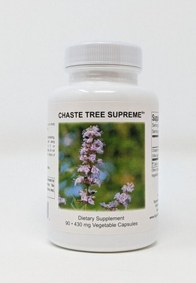 Chaste Tree Supreme 90 Kapseln für PMS, Hormonausgleich, Prostata, antimikrobiell