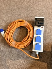 Camping Electric Hook Up Cable 15M (Campsite Mains Power Lead)