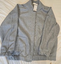Grey Bomber Jacket Women’s Size Large