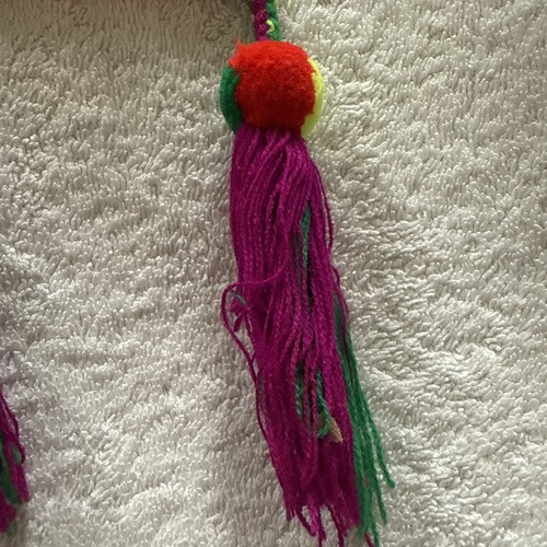 Bolso Bandolera Colorido México Arte Popular Nayarit Huichol Hecho a Mano Wixarika - Imagen 3 de 6