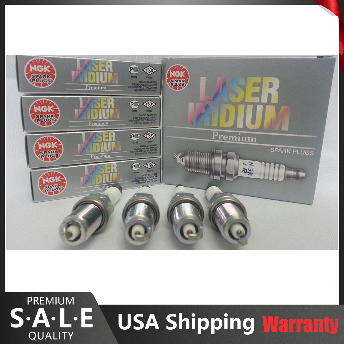For RSX Type S Civic Si S2000 2.0L 2.2L NGK Iridium Spark Plugs Set of 4 NEW