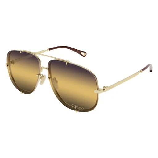 Chloe — NEW Chloe CH 0348S Sunglasses 004 GOLD 100% AUTHENTIC