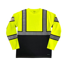 Buffalo Outdoors Class 2 Hi-Vis Long Sleeve Safety T-Shirt