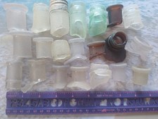 LOT 21 Genuine Sea Glass Bottle Necks