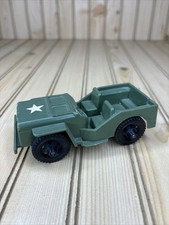 TIM-MEE, TOYS Green Military Army Jeep 5.25" length Truck