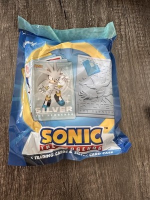 Wendy's Sonic the Hedgehog Trading Card Pack Sealed 5 Cards - Silver