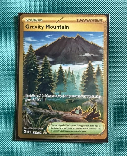 Pokémon TCG  Gravity Mountain Surging Sparks 250/191 Hyper Rare | NM