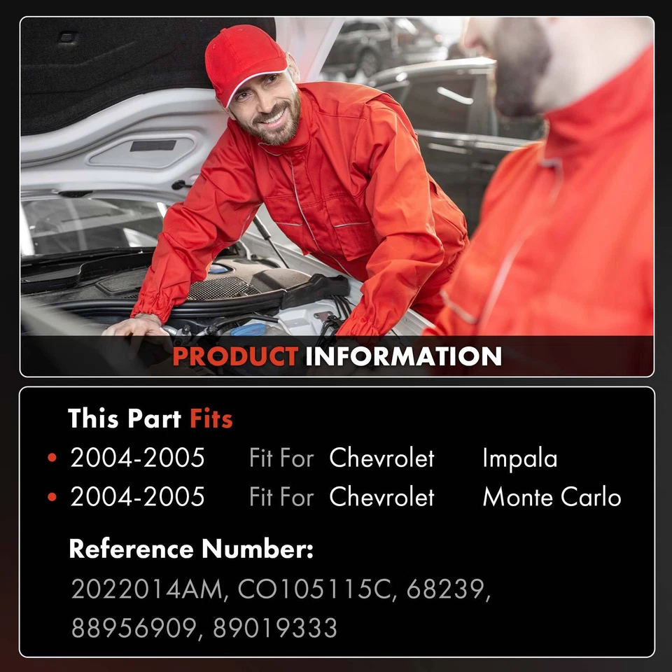 Compresor de aire acondicionado con embrague para Chevy Impala Monte Carlo 2004-2005 V6 3,4 L 6 ranuras Foto 2 de 4