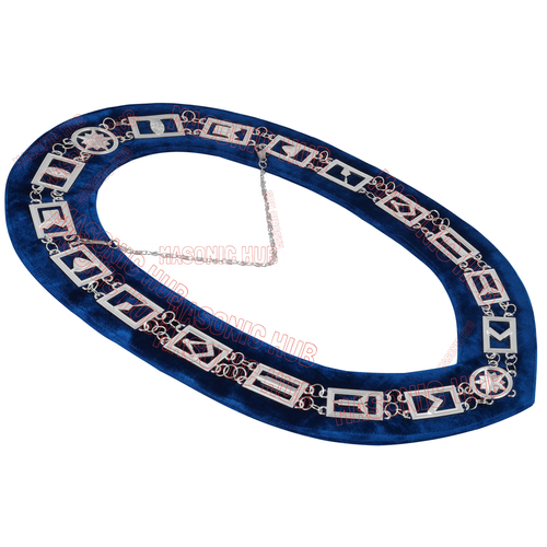 Masonic CHAPLAIN Apron With Chain Collar & Gloves - Blue Lodge Officer Regalia - Picture 11 of 18