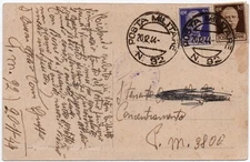 AMALFI-CAPUCHIN CONVENT/CENSORSHIP/PICENO GROUP MILITARY POST N.92-20.12.1944